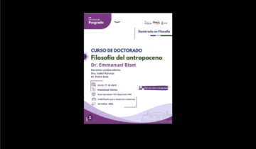 FILOSOFÍA DEL ANTROPOCENO